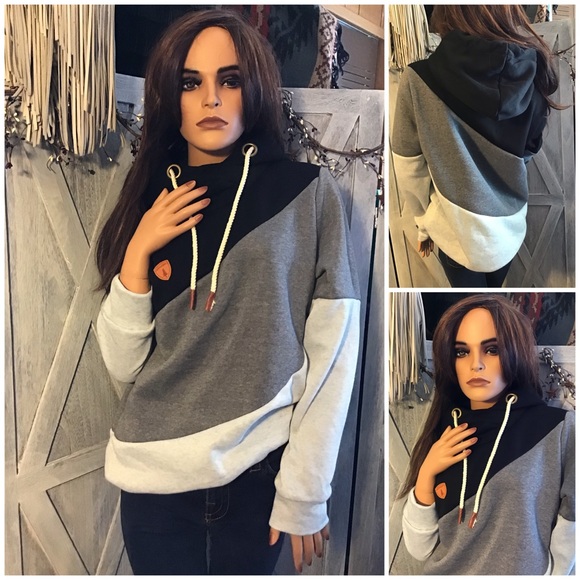 Wanakome Tops - Wanakome/NWOT Cotton Blend Hoodie Sweatshirt